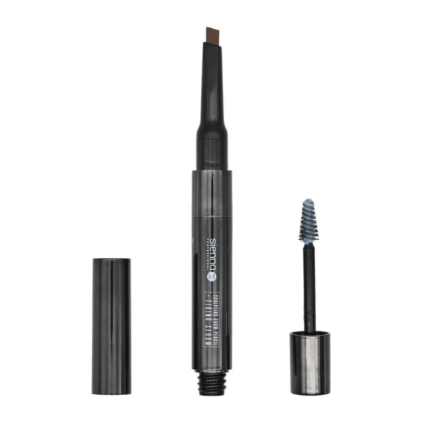 Sienna X Sculpting Brow Pencil + Fixing Serum antakių pieštukas su fiksuojančiu geliu 0,30 g;