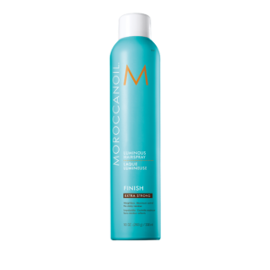 MOROCCANOIL Finish Extra Strong Luminous Hairspray ypač stiprios fiksacijos plaukų lakas 330ml