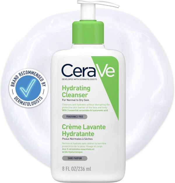 CeraVe Hydrating Cleanser drėkinamasis prausiklis normaliai ir sausai odai 236ml