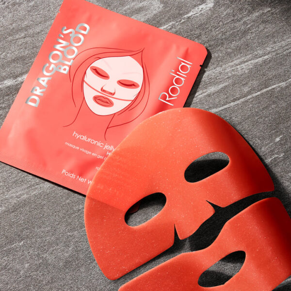 Rodial Dragon's Blood Hyaluronic  Jelly Face Mask – intensyviai drėkinanti ir raminanti veido kaukė 34g - Image 2