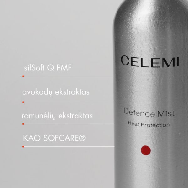 Celemi apsauga nuo karščio plaukams Defence Mist 150ml - Vaizdas 3