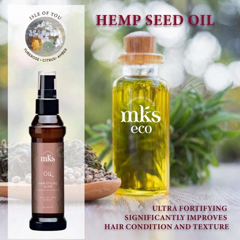 MKS eco plaukų aliejus Isle Of You 60 ml - Image 3