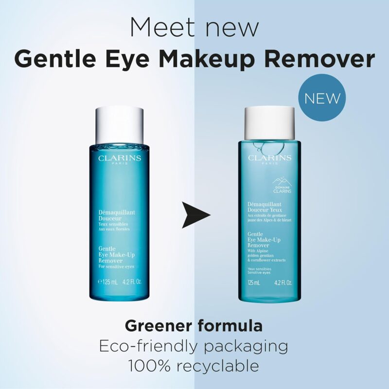 Clarins Gentle Eye make-up remover švelnus akių makiažo valiklis 125 ml - Image 2