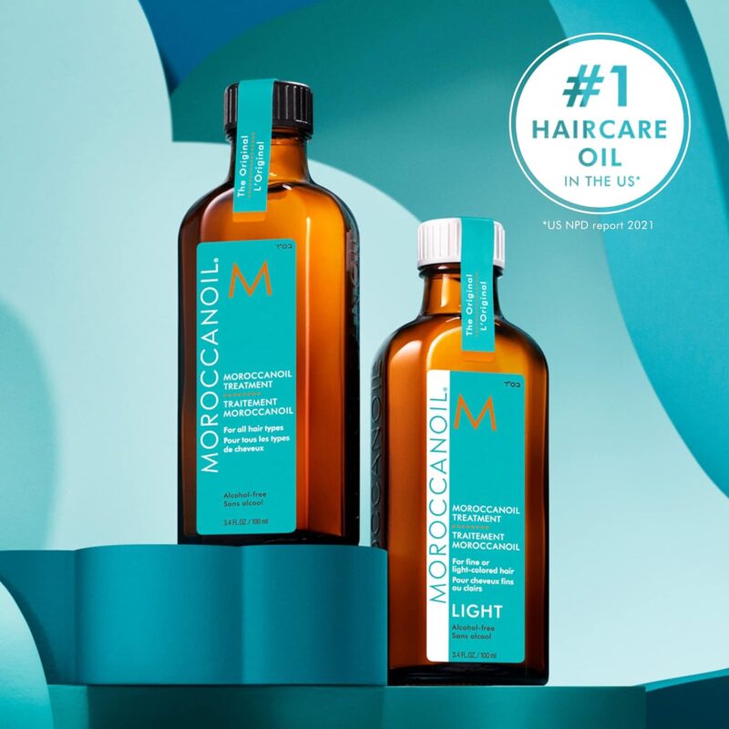 MOROCCANOIL Treatment Light Plaukų aliejus ploniems, dažytiems, šviesiems plaukams 100ml - Image 7