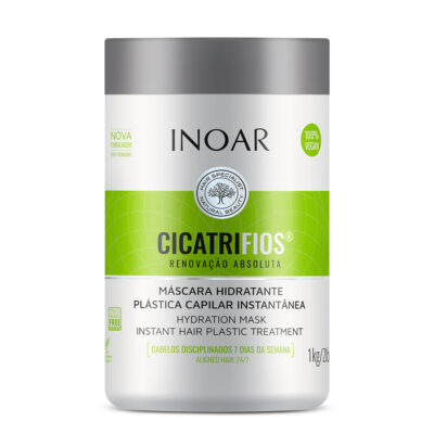 INOAR CicatriFios Mask - plauko struktūrą atkurianti kaukė 250 g / 500 g / 1000 g