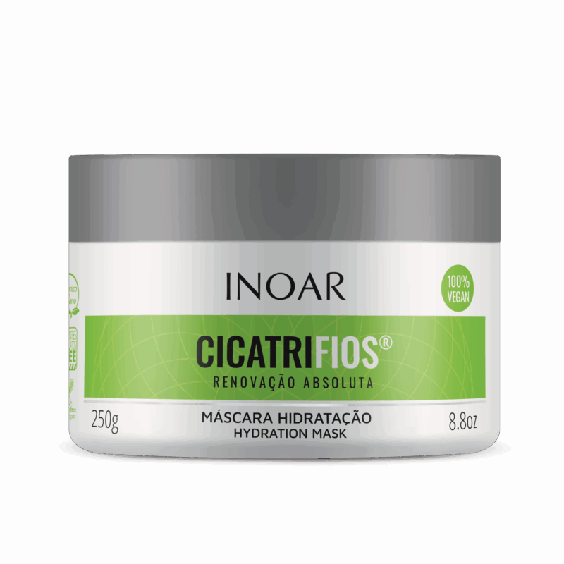 INOAR CicatriFios Mask - plauko struktūrą atkurianti kaukė 250 g / 500 g / 1000 g - Image 4