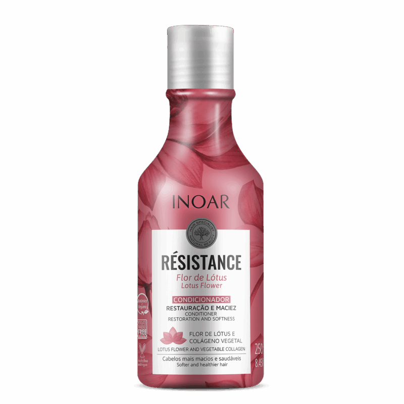 INOAR Resistance Flor de Lotus Conditioner - plaukus drėkinantis kondicionierius 250 ml / 1000 ml