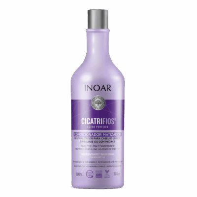 INOAR CicatriFios Perfect Blond Conditioner - kondicionierius šviesiems plaukams 800 ml
