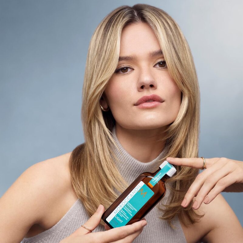 MOROCCANOIL Treatment Light Plaukų aliejus ploniems, dažytiems, šviesiems plaukams 100ml - Image 5