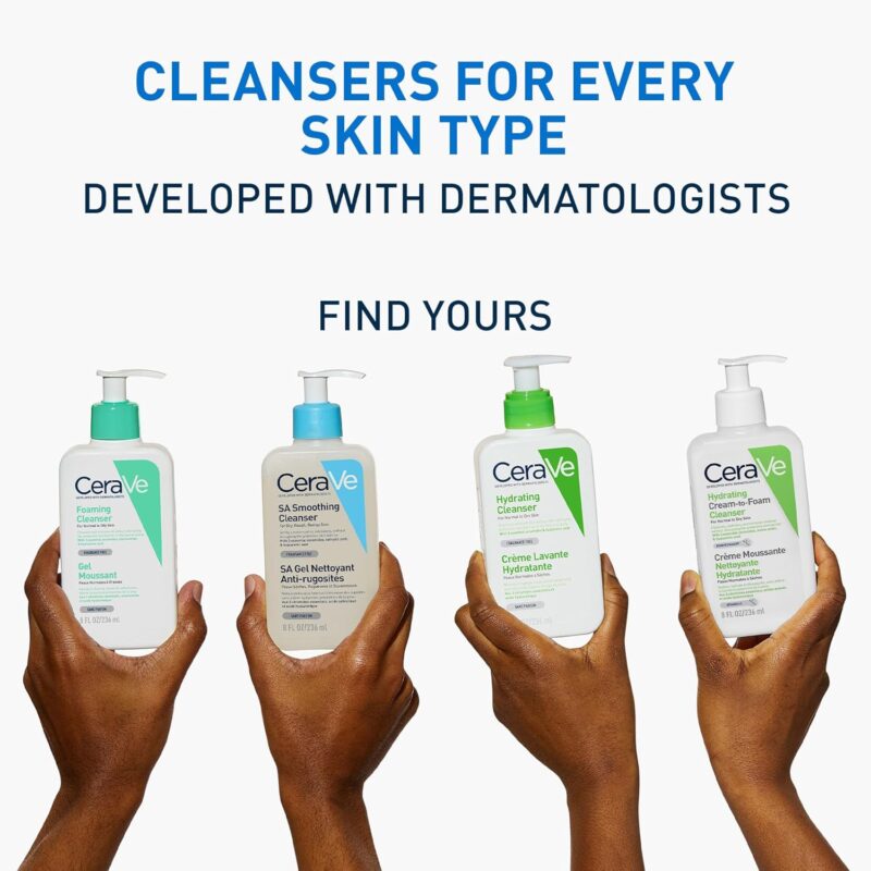 CeraVe Hydrating Cleanser drėkinamasis prausiklis normaliai ir sausai odai 236ml - Image 8