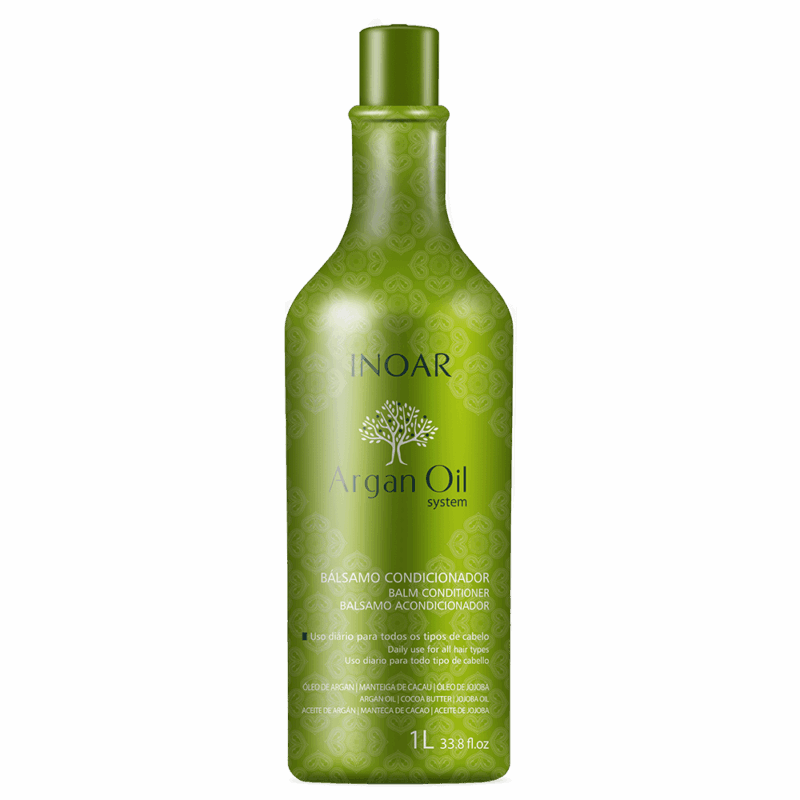 INOAR Argan Oil Conditioner - intensyviai drėkinantis kondicionierius su argano aliejumi 250 ml / 1000 ml - Image 2