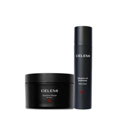 CELEMI plaukų kaukės Supreme Repair ir rankų kremo Infusion Of Softness rinkinys 200 ml + 50 ml