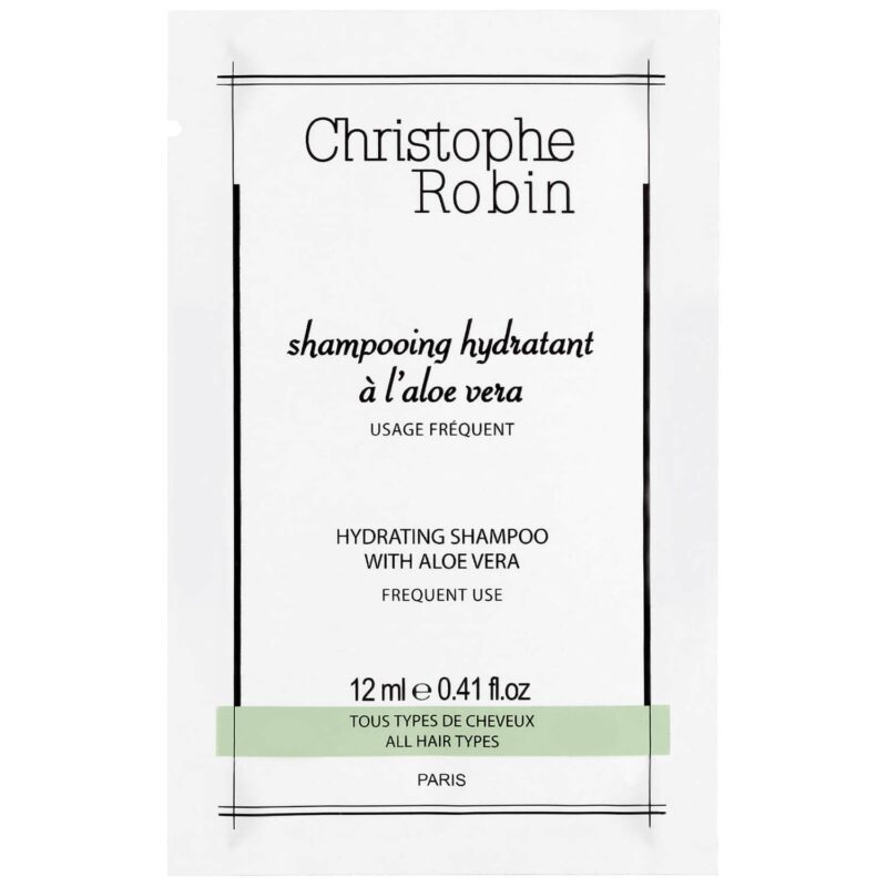 Christophe Robin Hydrating Shampoo drėkinantis šampūnas su alijošiumi 250 ml / 500 ml - Image 4