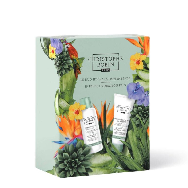 Christophe Robin Hydration Duo drėkinančių plaukų priemonių rinkinys 75 ml, 40 ml, 3 ml - Image 2
