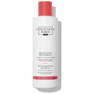 Christophe Robin Regenerating Shampoo plaukus atkuriantis šampūnas su opuncijų aliejumi 75ml / 250 ml / 500 ml