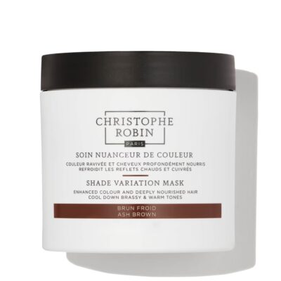 Christophe Robin Shade Variation Mask Ash Brown dažanti plaukų kaukė 250 ml