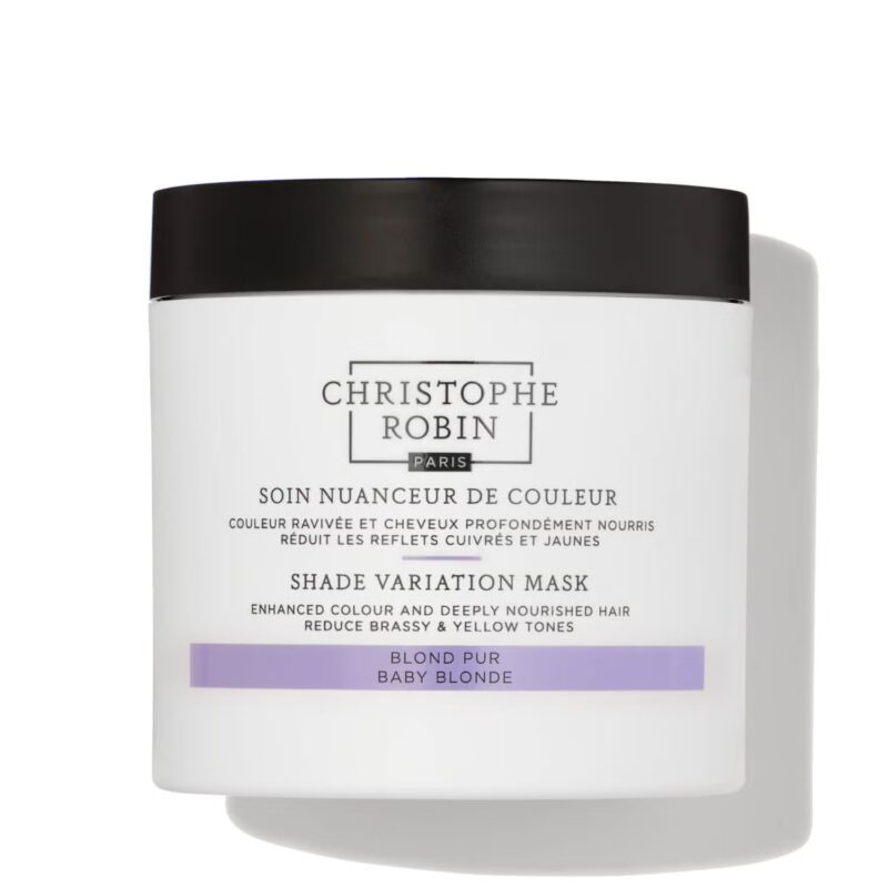 Christophe Robin Shade Variation Mask Baby Blonde dažanti plaukų kaukė 250 ml