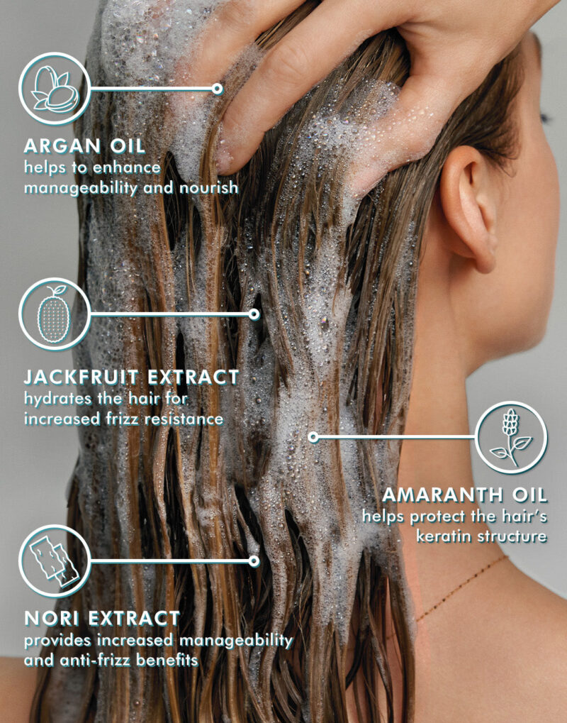 MOROCCANOIL Frizz Control Shampoo plaukų pūtimąsi mažinantis šampūnas 250ml - Image 3