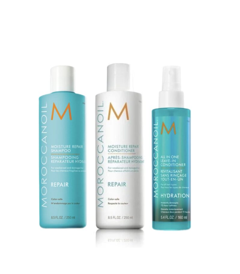 MOROCCANOIL plaukų priežiūros rinkinys 160ml 2X 250ml