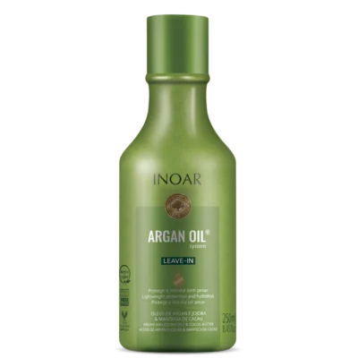INOAR Argan Oil Leave-in nenuplaunamas balzamas su argano aliejumi 50 ml / 250 ml