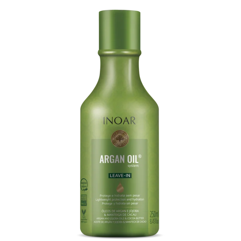 INOAR Argan Oil Leave-in nenuplaunamas balzamas su argano aliejumi 50 ml / 250 ml