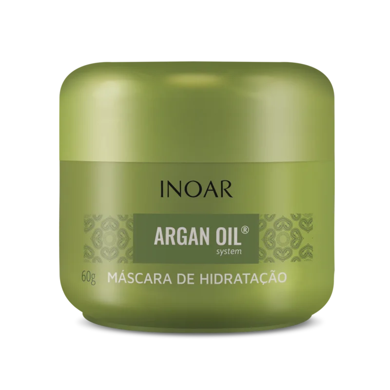 INOAR Argan Oil Mask - intensyviai drėkinanti plaukų kaukė su argano aliejumi 60 g / 250 g - Image 3