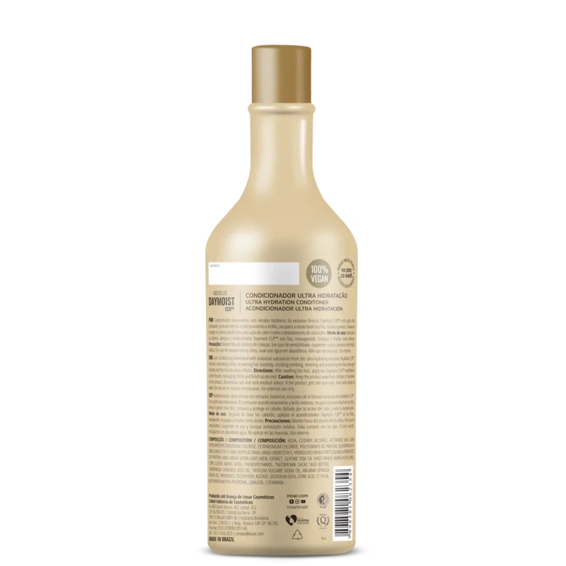 INOAR Absolut Daymoist Conditioner - kondicionierius chemiškai pažeistiems plaukams 60 ml / 250 ml / 1000 ml - Image 4