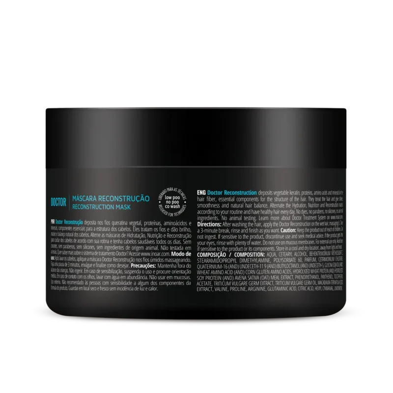 INOAR Doctor Reconstruction Mask - atkurianti kaukė 250 g - Image 2