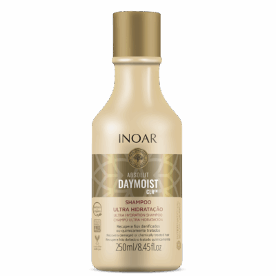 INOAR Absolut Daymoist Shampoo - šampūnas chemiškai pažeistiems plaukams 60 ml / 250 ml / 1000 ml