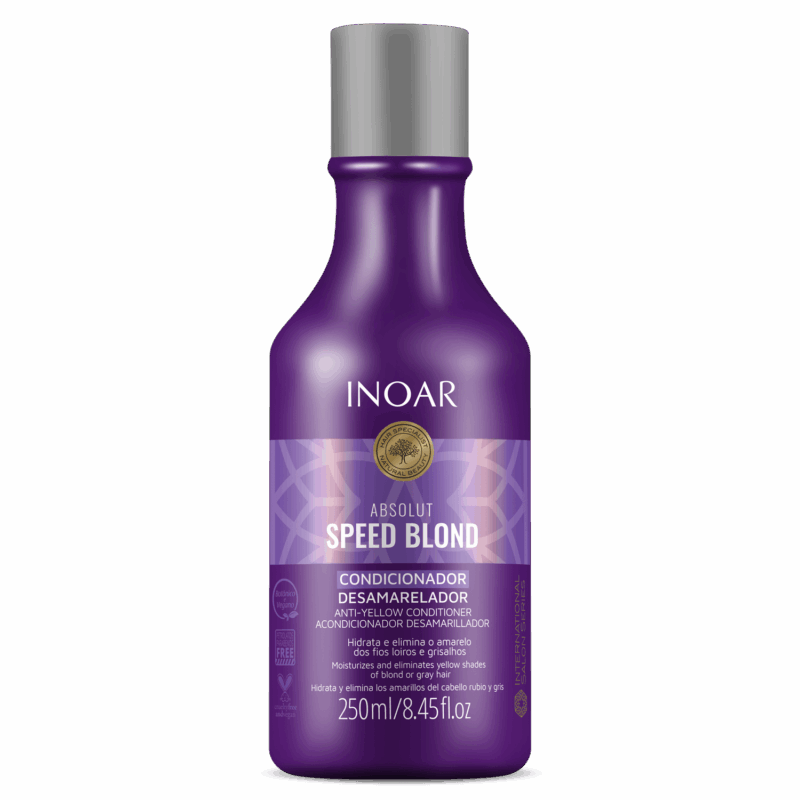 INOAR Speed Blond Conditioner - violetinis kondicionierius šviesiems plaukams 250 ml / 1000 ml