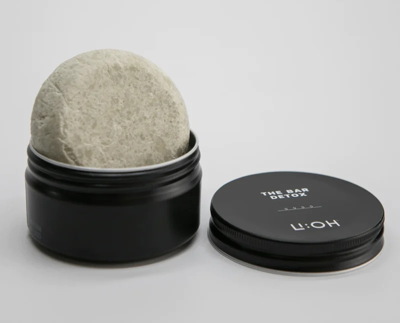 LIOH The Bar Detox Solid Shampoo kietasis detoksikuojantis valomasis šampūnas 85 g - Image 2