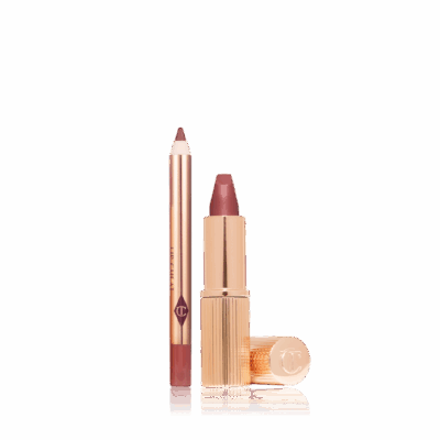 Charlotte Tilbury MINI PILLOW TALK LIP KIT - lūpdažis ir pieštukas, nr.2 (Medium)