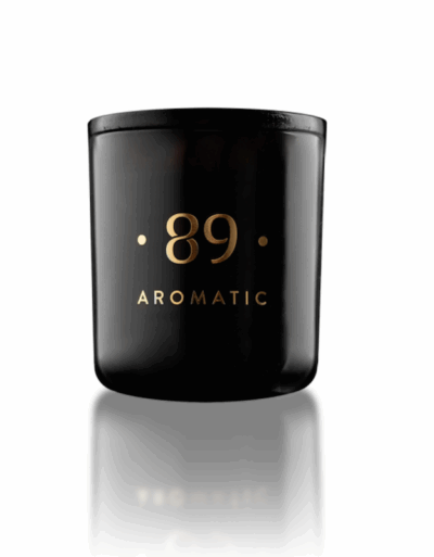 Aromatic 89 palmių vaško žvakė (stikliniame indelyje)