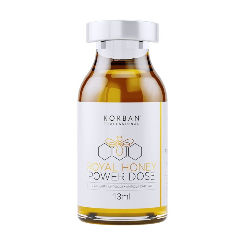 KORBAN Royal Honey Power Dose plaukų atstatymo procedūra 1 vnt. / 6 vnt. - Image 2