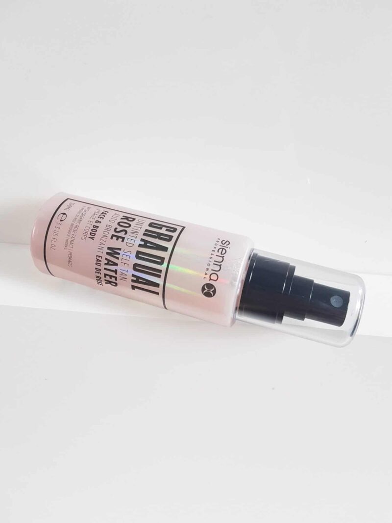 Sienna X Gradual Untinted Self Tan Rose Water palaipsninis savaiminio įdegio rožių vanduo 100 ml - Image 5