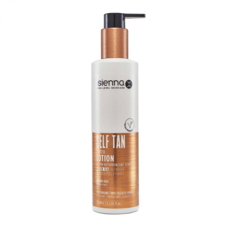 Sienna X Self Tan Tinted Lotion savaiminio įdegio losjonas vidutiniam tamsumui 200 ml
