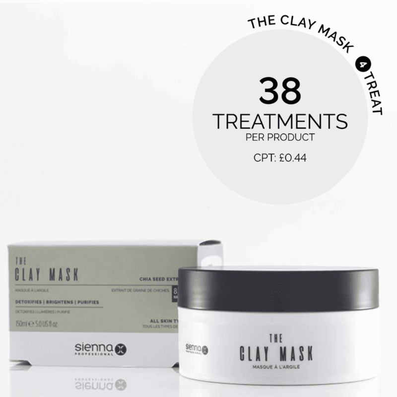 Sienna X The Clay Mask detoksikuojanti molio kaukė veidui 150 ml - Image 2