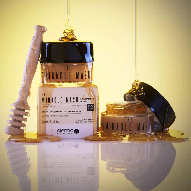 Sienna X The Miracle Mask drėkinanti kaukė veidui su medumi 50 ml - Image 7