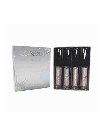 Huda Beauty Winter Solstice mini lūpų blizgių rinkinys 4x2ml
