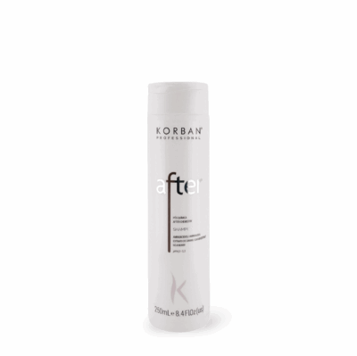 KORBAN After Chemistry Shampoo - šampūnas plaukų priežiūrai po procedūrų 250 ml