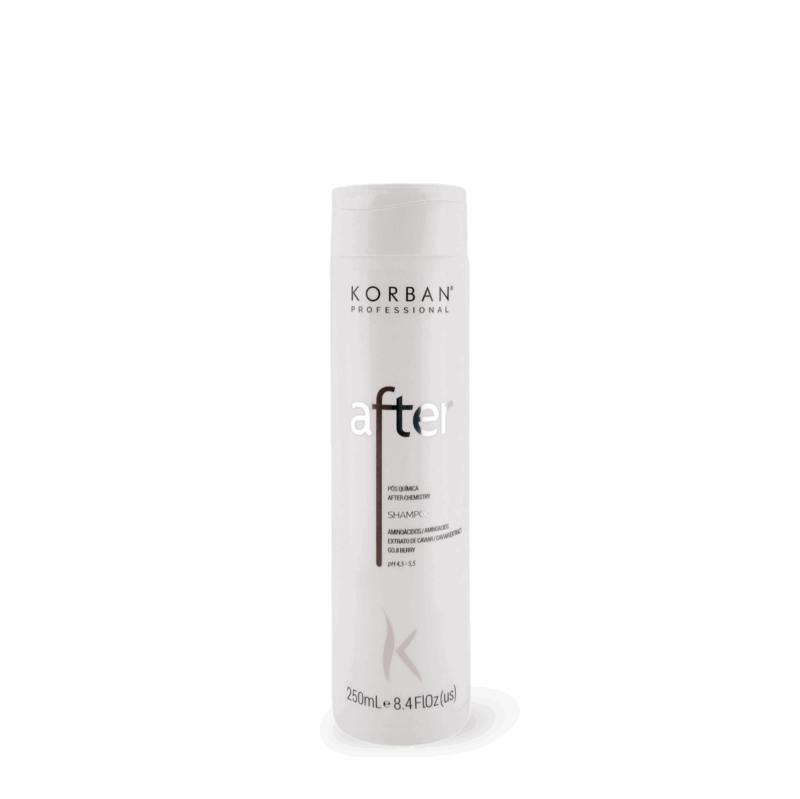 KORBAN After Chemistry Shampoo - šampūnas plaukų priežiūrai po procedūrų 250 ml