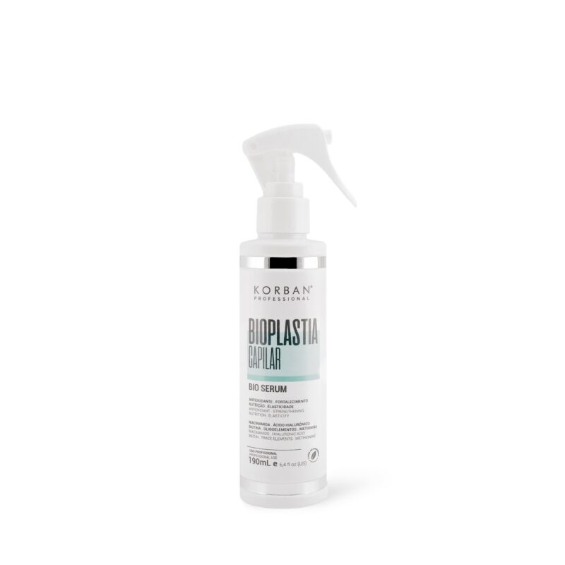 KORBAN Bioplastia Capilar Bio Serum - nenuplaunamas dvifazis serumas 60 ml / 190 ml