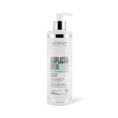 KORBAN Bioplastia Capilar Purifying Shampoo - intensyvus atstatantis plaukų šampūnas 100 ml / 500 ml