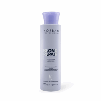 KORBAN Blond Repair Violet Shampoo - violetinis šampūnas šviesiems plaukams 500 ml