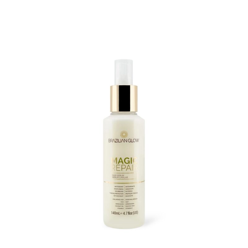 KORBAN Brazilian Glow Magic Repair Hair Serum - dvifazis plaukų serumas 140 ml