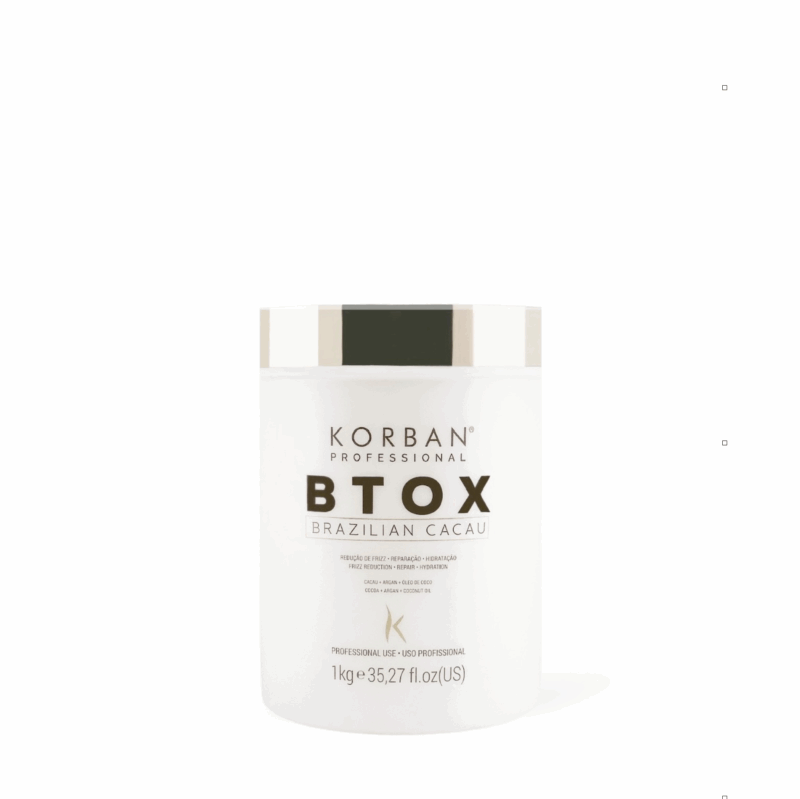 KORBAN Btox Brazilian Cacau - plaukus atstatanti botokso procedūra 120 g / 1000 g