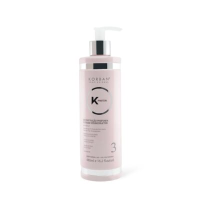 KORBAN K-Protein Extreme Reconstructor - intensyvi atstotomoji plaukų priemonė 480 ml/250 ml/ 100ml (Nr. 3)