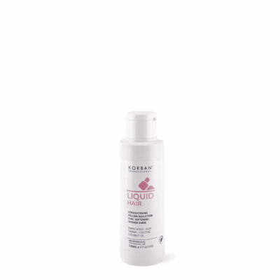 KORBAN Liquid Hair Straightening - tiesinanti nepaklusnių plaukų procedūra 120 ml / 1000 ml