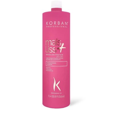 KORBAN Mais Liss Brazilian Protein Hair Straightening System - proteinas pažeistiems plaukams 1000 ml