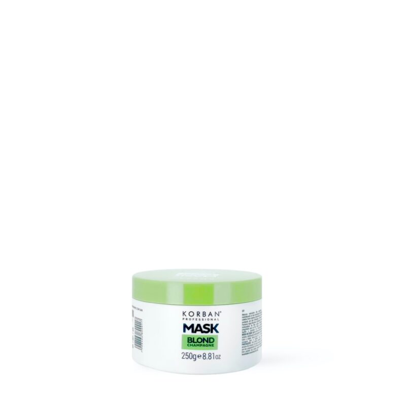 KORBAN Mask Blond Champagne - tonuojanti kaukė šviesiems plaukams 60 g / 250 g